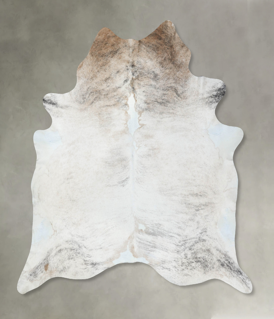 Light Brindle XX-Large Brazilian Cowhide Rug 8'9"H x 7'6"W #B18305 by Hudson Hides
