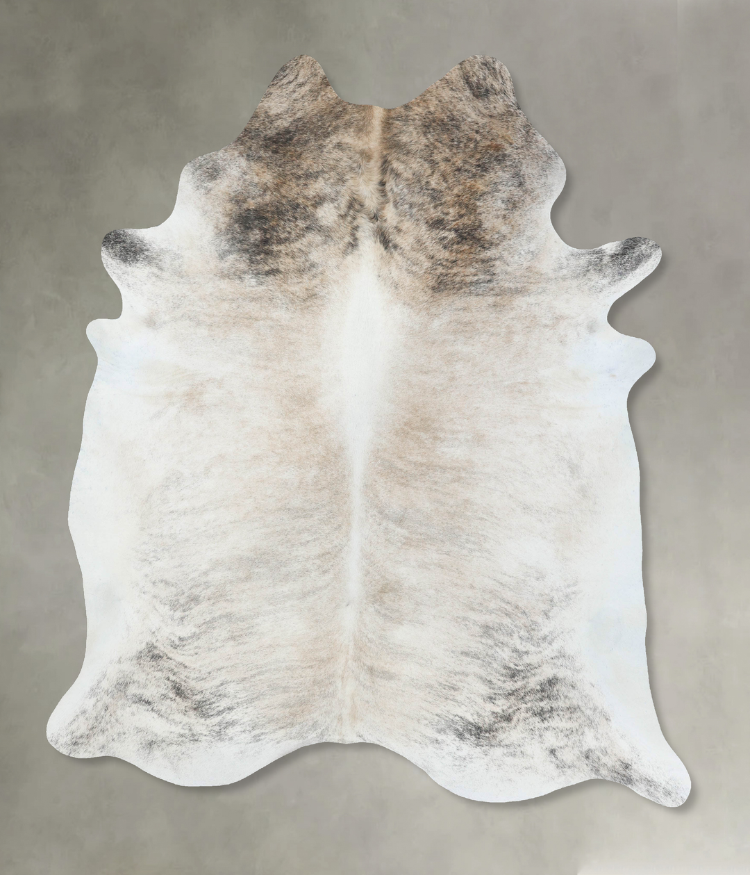 Light Brindle XX-Large Brazilian Cowhide Rug 8'5"H x 6'6"W #B18307 by 