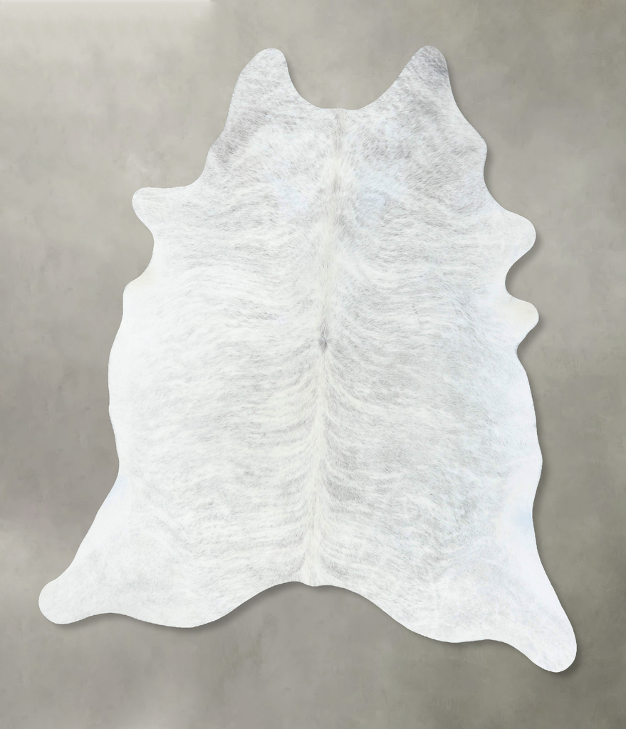 Grey Brindle X-Large Brazilian Cowhide Rug 7'7"H x 6'2"W #B18309 by Hudson Hides