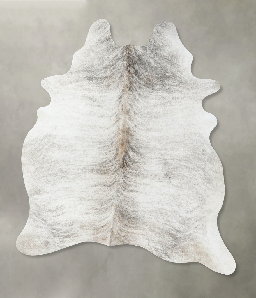 Light Brindle X-Large Brazilian Cowhide Rug 7'6"H x 5'7"W #B18311 by Hudson Hides