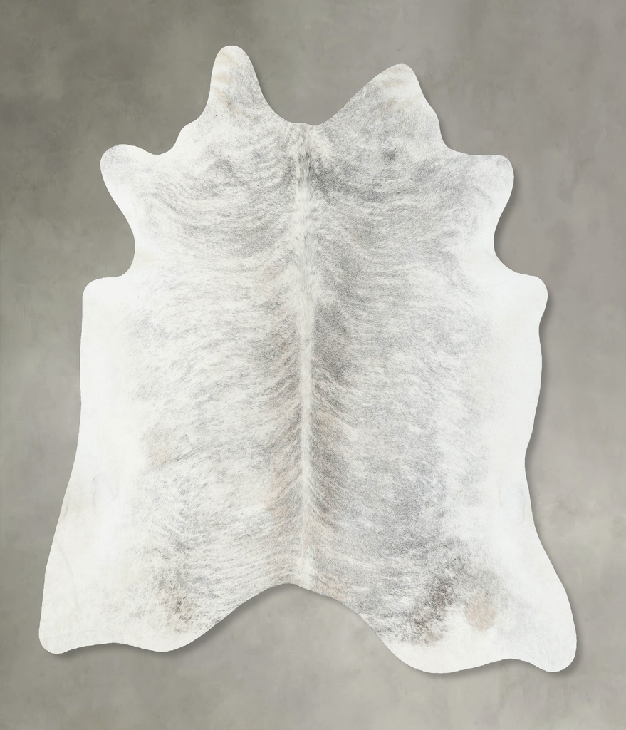 Grey Brindle X-Large Brazilian Cowhide Rug 6'5"H x 6'6"W #B18312 by Hudson Hides