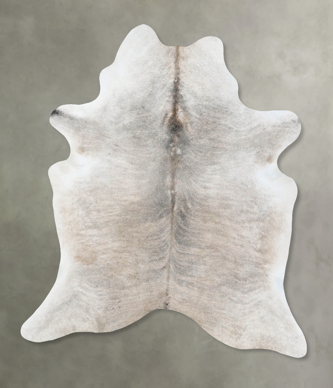 Light Brindle X-Large Brazilian Cowhide Rug 7'7"H x 6'3"W #B18315 by H
