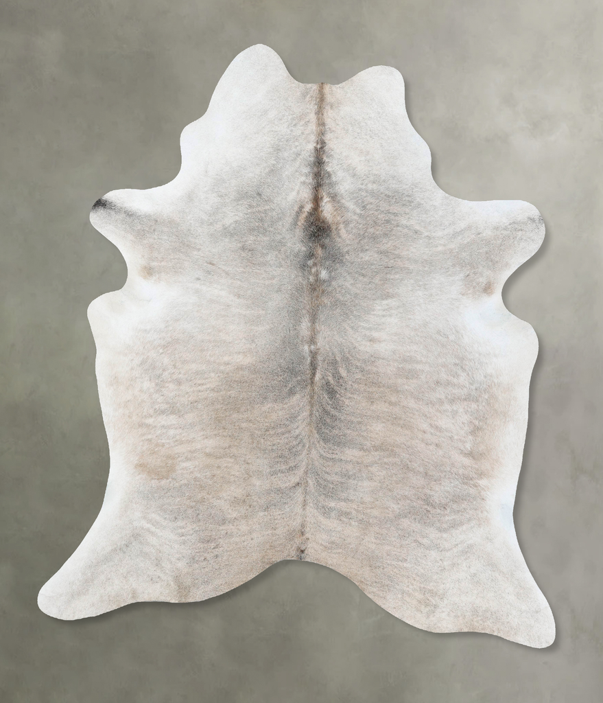 Light Brindle X-Large Brazilian Cowhide Rug 7'7"H x 6'3"W #B18315 by Hudson Hides