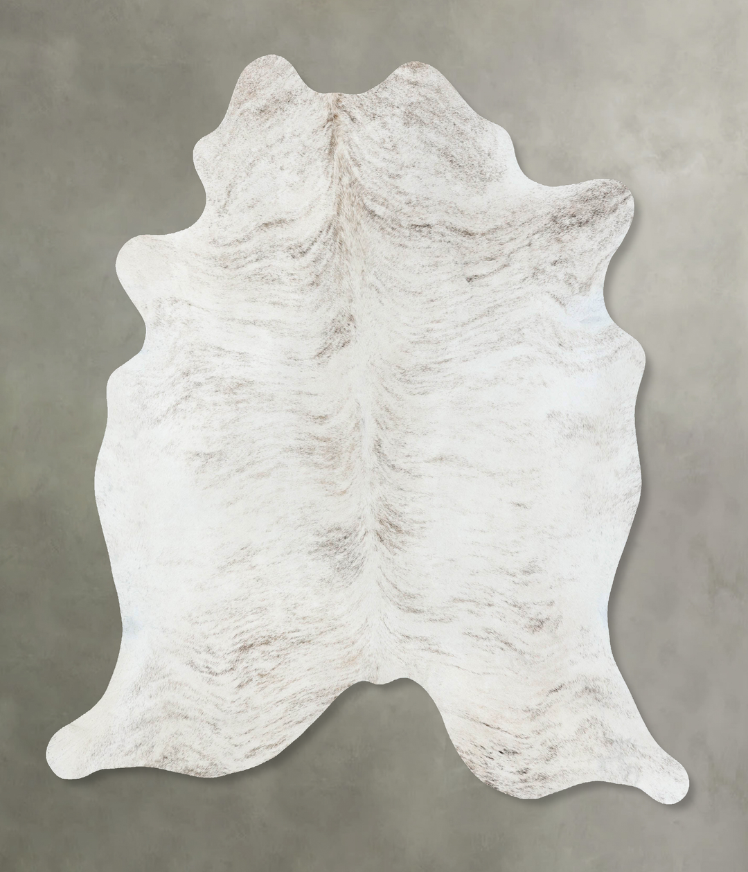 Light Brindle X-Large Brazilian Cowhide Rug 7'0"H x 6'5"W #B18323 by H