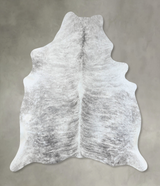 Grey Brindle X-Large Brazilian Cowhide Rug 7'9"H x 6'5"W #B18325 by Hudson Hides