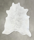 Grey Brindle X-Large Brazilian Cowhide Rug 7'3"H x 6'10"W #B18326 by Hudson Hides