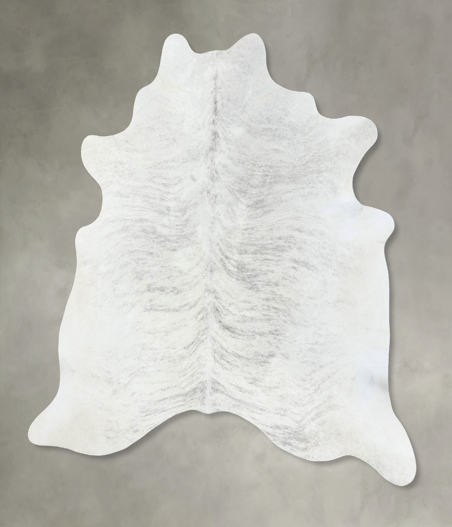 Grey Brindle X-Large Brazilian Cowhide Rug 7'3"H x 6'10"W #B18326 by Hudson Hides