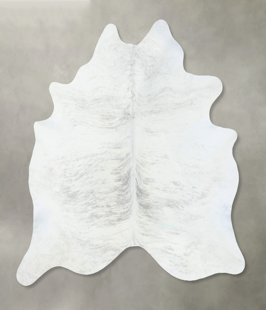 Grey Brindle XX-Large Brazilian Cowhide Rug 8'2"H x 7'3"W #B18327 by Hudson Hides