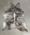 Grey Brindle XX-Large Brazilian Cowhide Rug 7'11