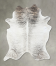 Grey Brindle XX-Large Brazilian Cowhide Rug 8'5"H x 6'10"W #B18335 by Hudson Hides