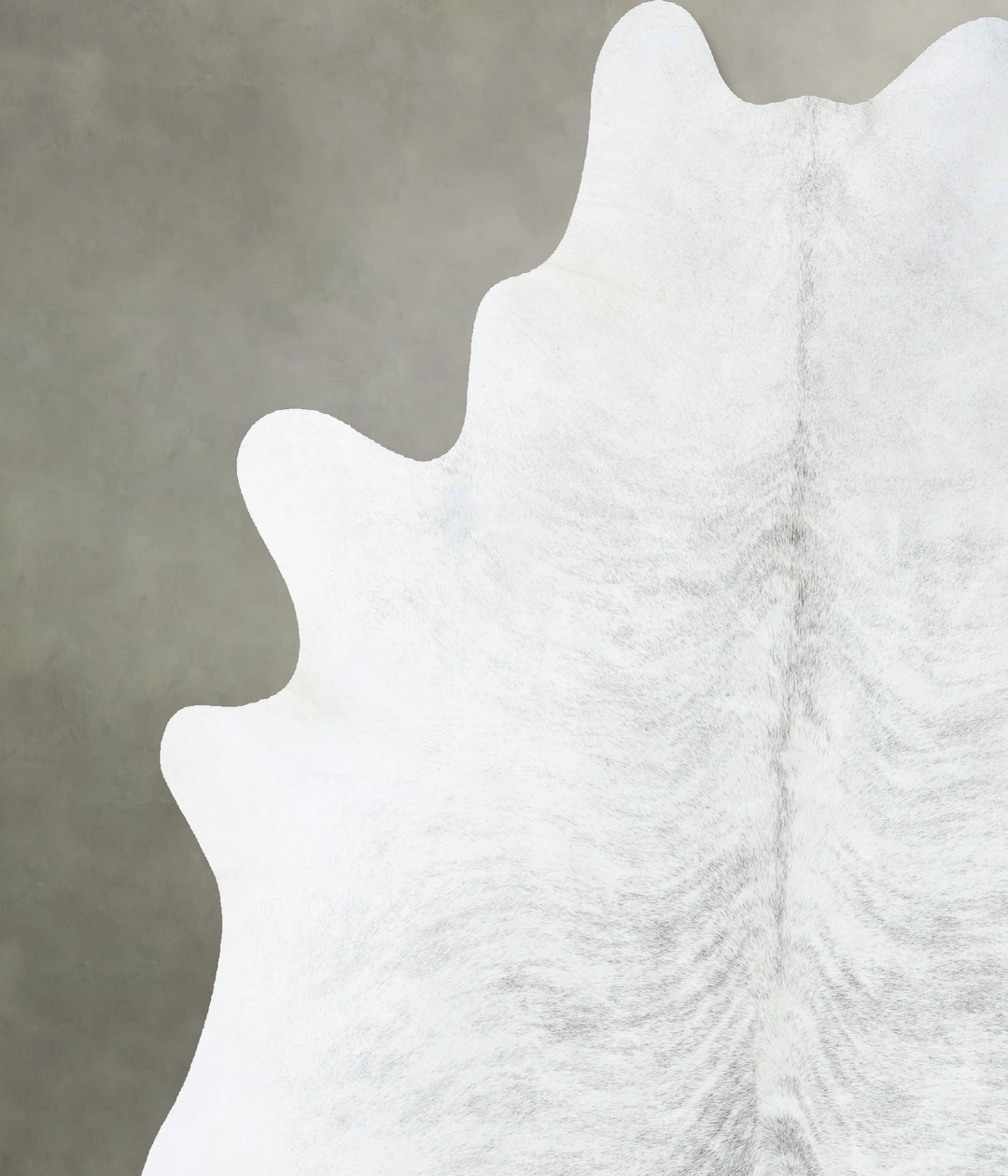 Grey Brindle X-Large Brazilian Cowhide Rug 7'4"H x 6'6"W #B18340 by Hu