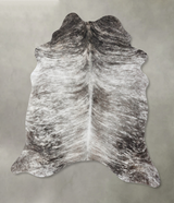 Grey Brindle X-Large Brazilian Cowhide Rug 7'5"H x 5'9"W #B18344 by Hudson Hides