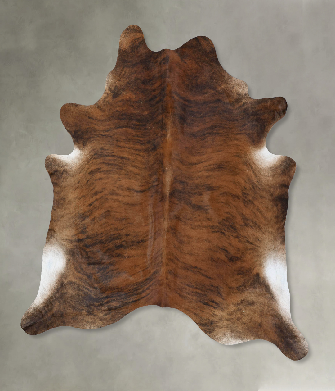 Dark Brindle XX-Large Brazilian Cowhide Rug 8'9"H x 7'5"W #B18345 by H