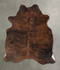 Dark Brindle Large Brazilian Cowhide Rug 6'0