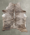 Light Brindle Large Brazilian Cowhide Rug 7'3