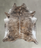 Light Brindle XX-Large Brazilian Cowhide Rug 8'4