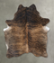 Dark Brindle Large Brazilian Cowhide Rug 6'11