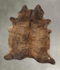 Medium Brindle X-Large Brazilian Cowhide Rug 7'7