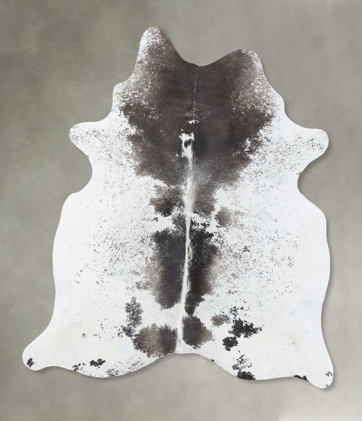 Medium Grey X-Large Brazilian Cowhide Rug 7'7"H x 5'10"W #B18511 by Hudson Hides