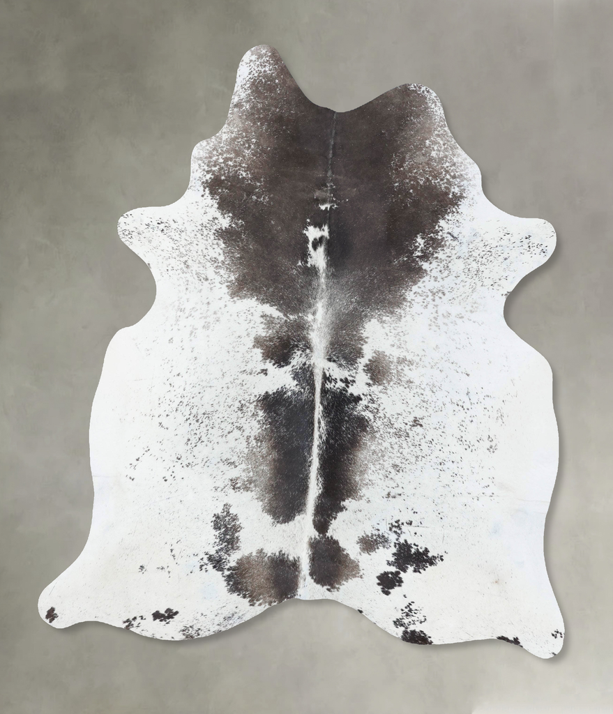 Medium Grey X-Large Brazilian Cowhide Rug 7'7"H x 5'10"W #B18511 by Hudson Hides