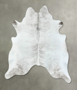 Grey Brindle X-Large Brazilian Cowhide Rug 7'4"H x 6'8"W #B18539 by Hudson Hides