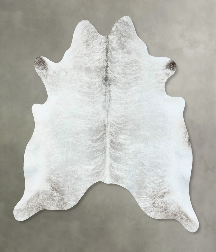Grey Brindle X-Large Brazilian Cowhide Rug 7'4"H x 6'8"W #B18539 by Hudson Hides