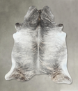Grey Brindle X-Large Brazilian Cowhide Rug 6'7"H x 6'2"W #B18544 by Hudson Hides