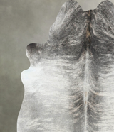 Grey Brindle X-Large Brazilian Cowhide Rug 6'7"H x 6'2"W #B18544 by Hudson Hides