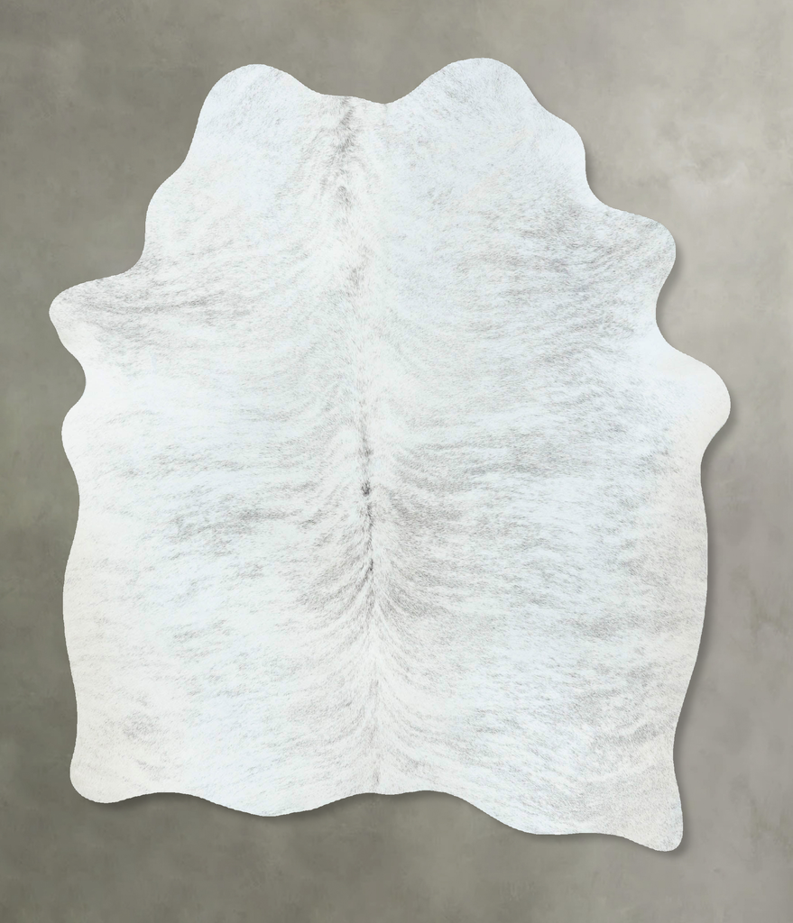 Grey Brindle Medium Brazilian Cowhide Rug 6'1"H x 4'10"W #B18548 by Hudson Hides