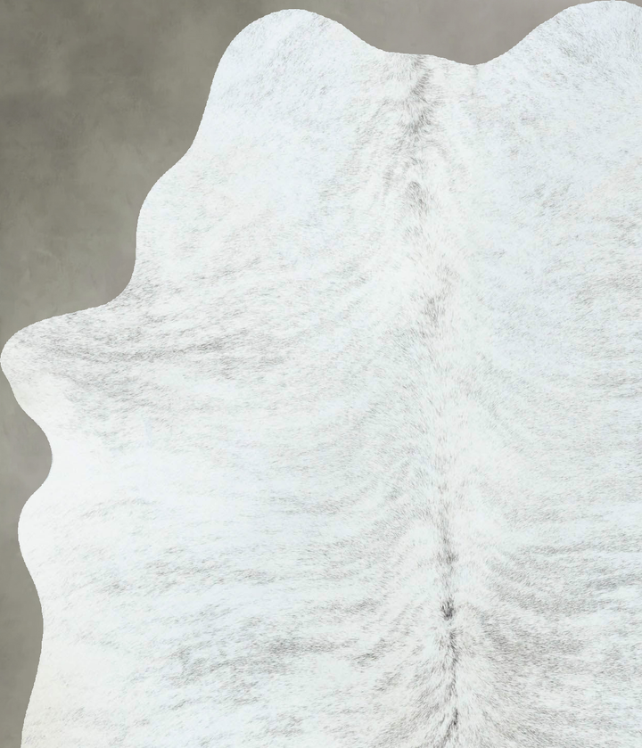 Grey Brindle Medium Brazilian Cowhide Rug 6'1"H x 4'10"W #B18548 by Hudson Hides