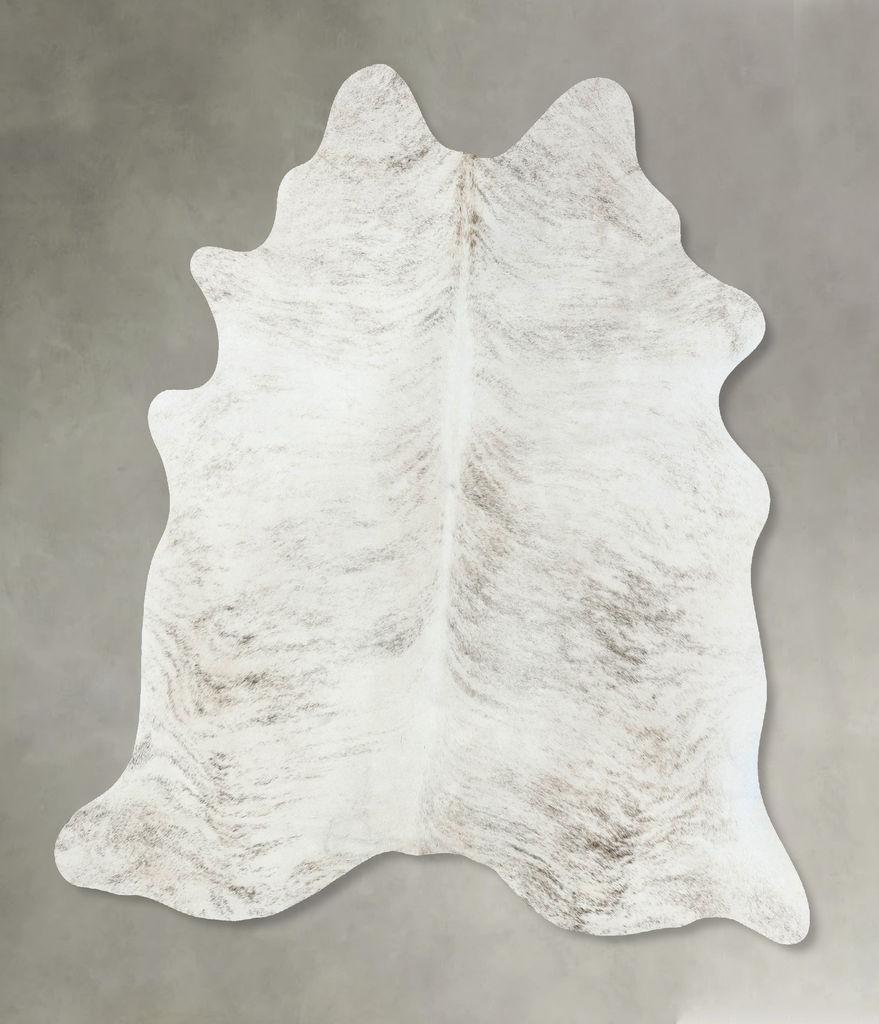Light Brindle X-Large Brazilian Cowhide Rug 6'8"H x 6'1"W #B18554 by Hudson Hides