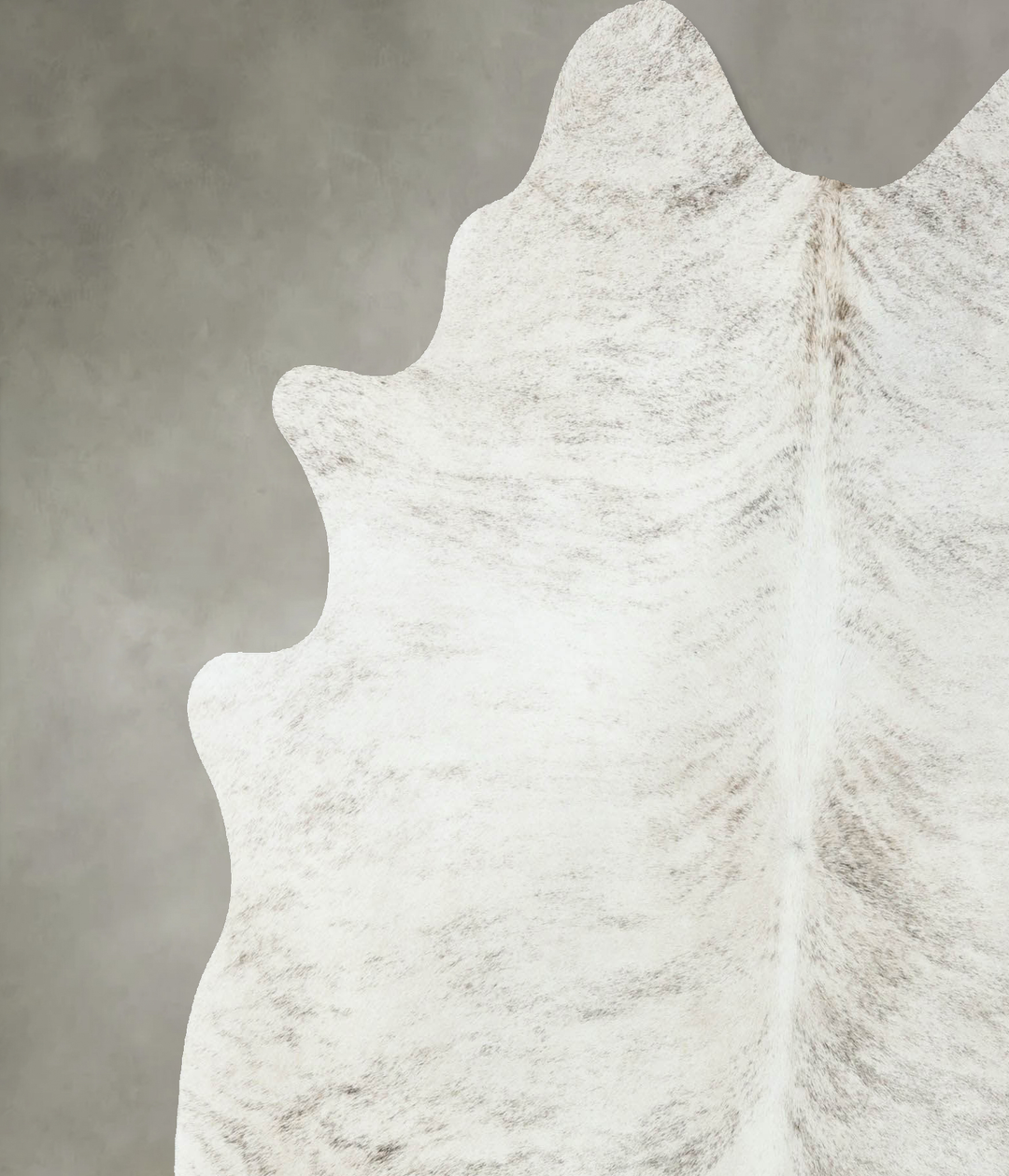 Light Brindle X-Large Brazilian Cowhide Rug 6'8"H x 6'1"W #B18554 by H