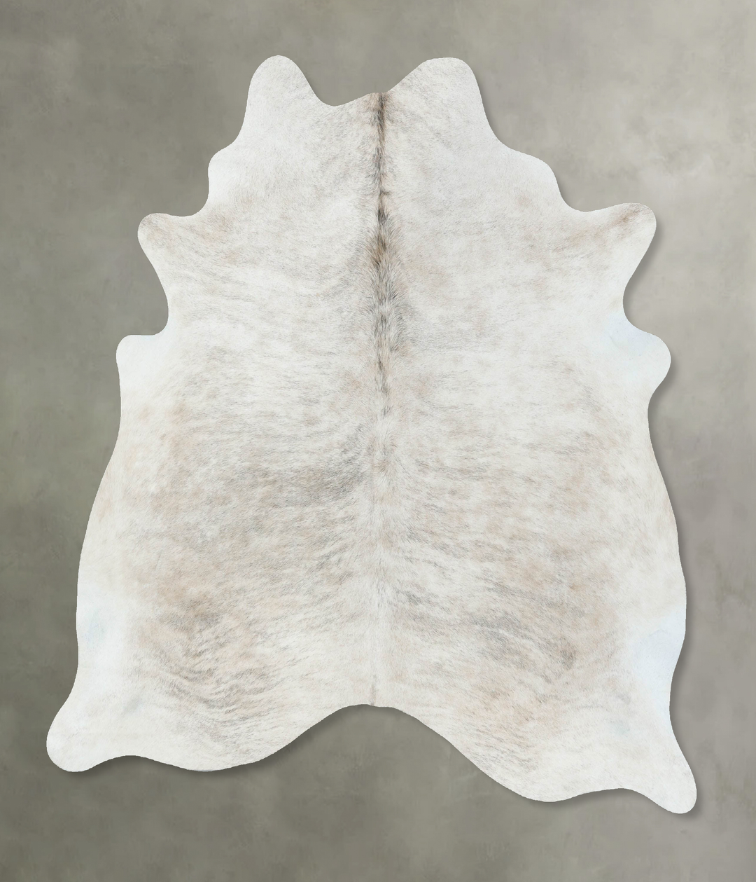 Light Brindle Large Brazilian Cowhide Rug 6'7"H x 5'9"W #B18557 by Hud