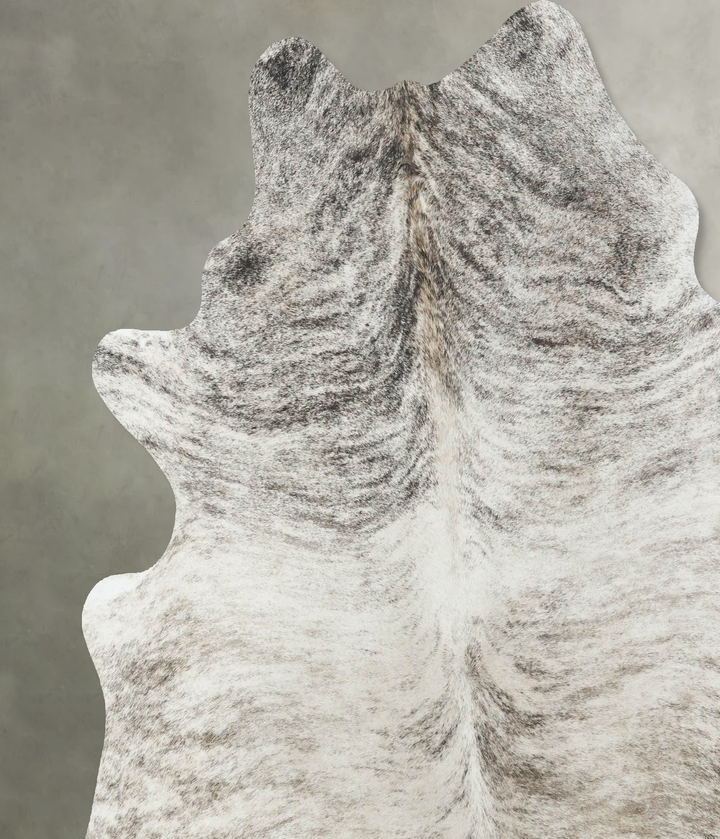 Light Brindle X-Large Brazilian Cowhide Rug 7'3"H x 6'5"W #B18563 by Hudson Hides