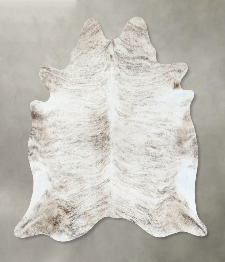 Light Brindle X-Large Brazilian Cowhide Rug 6'8"H x 6'0"W #B18565 by Hudson Hides