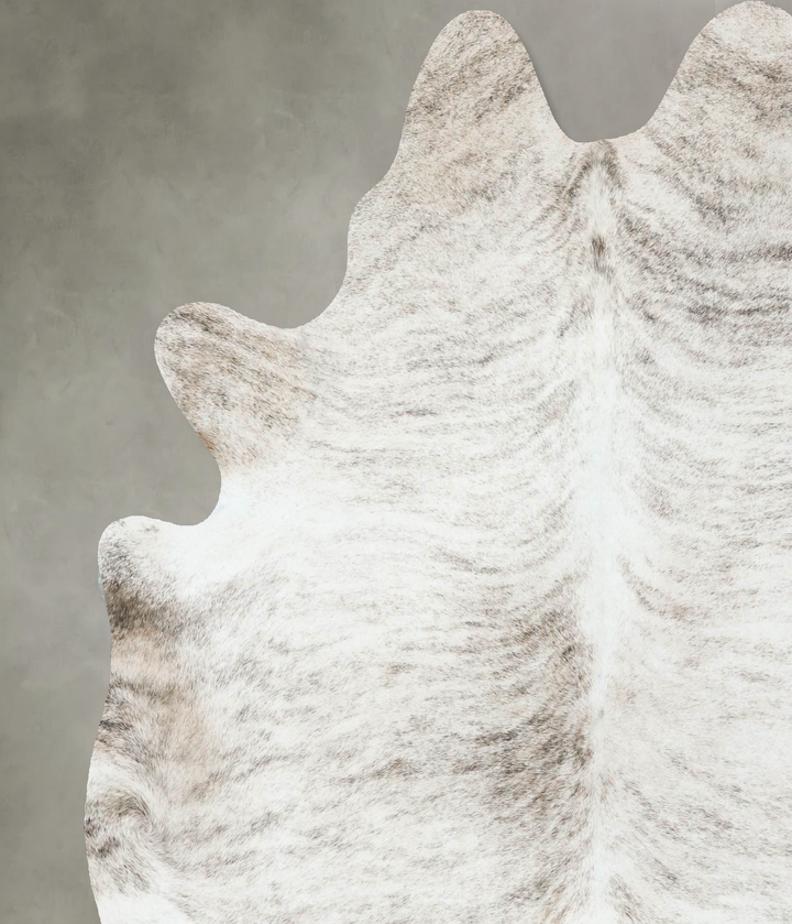 Light Brindle X-Large Brazilian Cowhide Rug 6'8"H x 6'0"W #B18565 by Hudson Hides