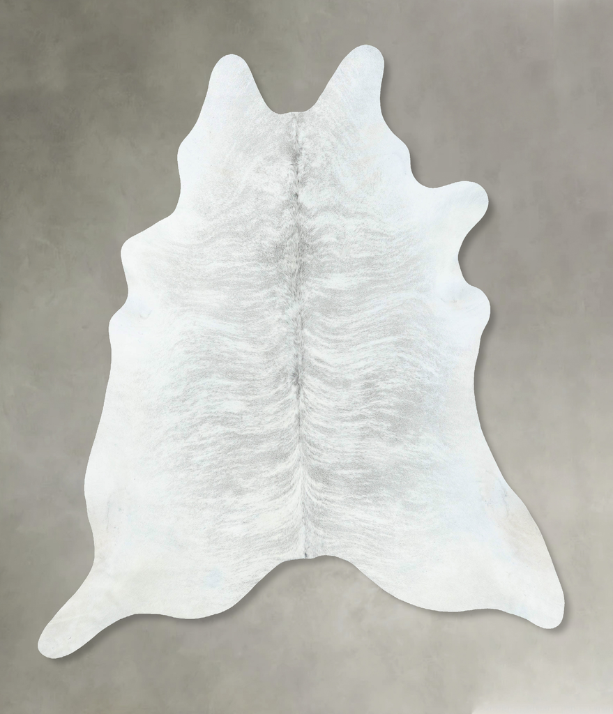 Grey Brindle XX-Large Brazilian Cowhide Rug 7'10"H x 6'9"W #B18567 by Hudson Hides