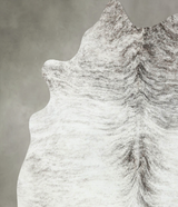 Grey Brindle Large Brazilian Cowhide Rug 6'6"H x 5'9"W #B18568 by Hudson Hides