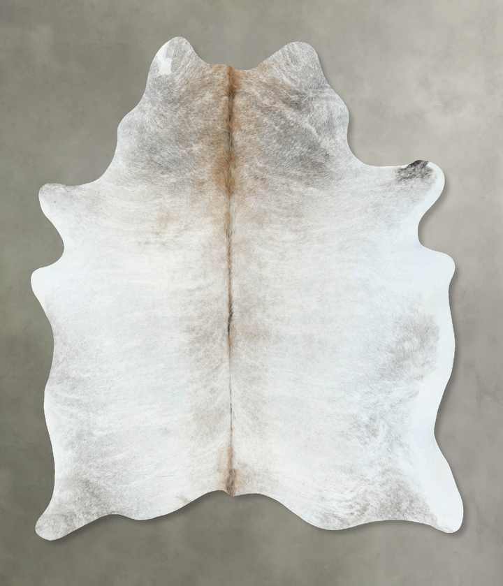 Light Brindle X-Large Brazilian Cowhide Rug 7'1"H x 5'9"W #B18570 by Hudson Hides