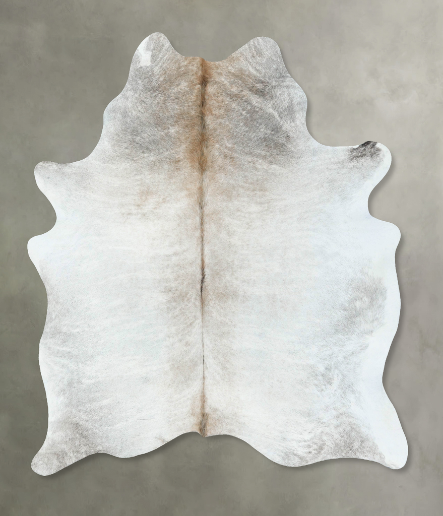 Light Brindle X-Large Brazilian Cowhide Rug 7'1"H x 5'9"W #B18570 by Hudson Hides