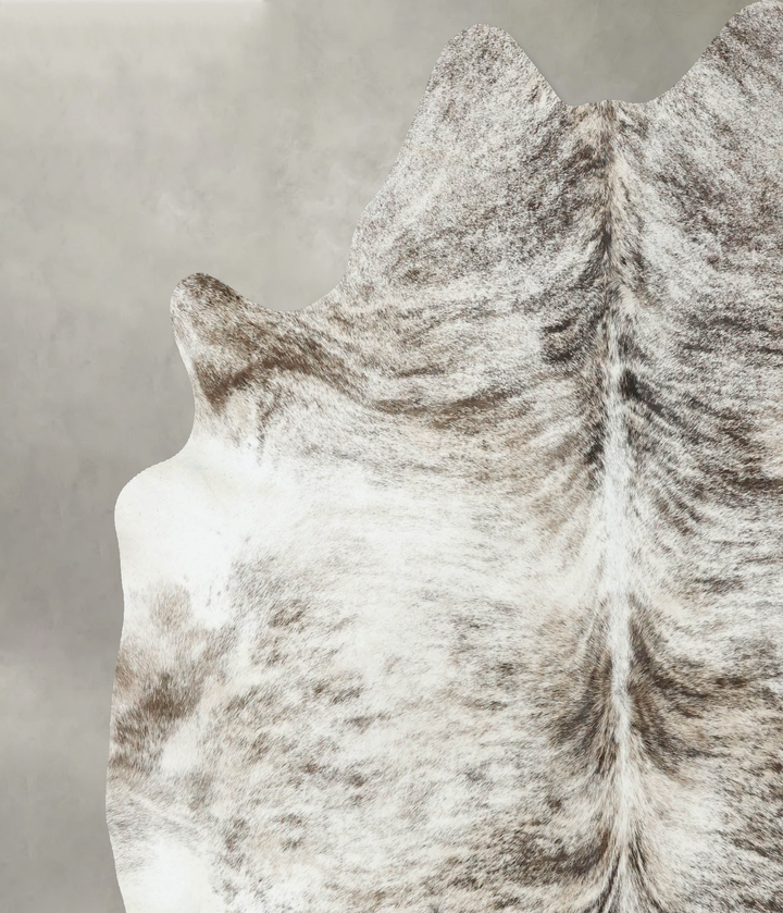 Light Brindle X-Large Brazilian Cowhide Rug 7'2"H x 6'8"W #B18580 by Hudson Hides