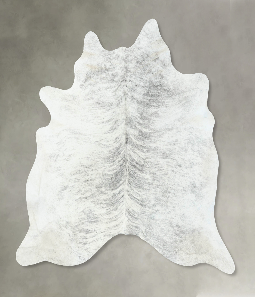 Grey Brindle X-Large Brazilian Cowhide Rug 7'2"H x 6'7"W #B18582 by Hudson Hides
