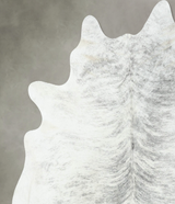 Grey Brindle X-Large Brazilian Cowhide Rug 7'2"H x 6'7"W #B18582 by Hudson Hides