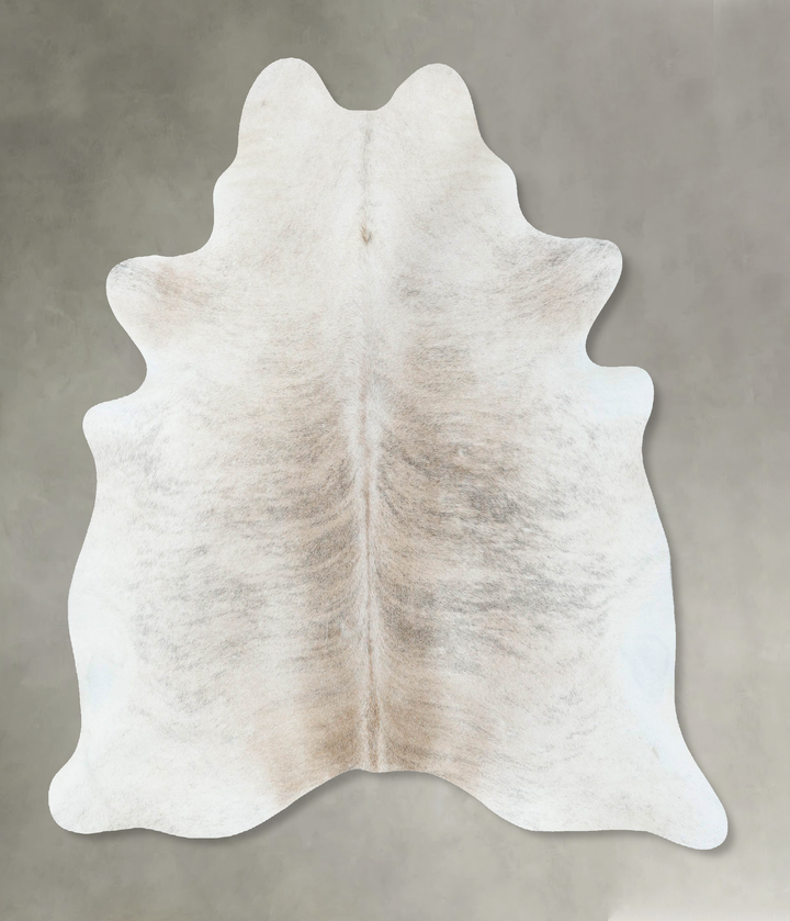 Light Brindle Large Brazilian Cowhide Rug 6'8"H x 5'7"W #B18586 by Hudson Hides