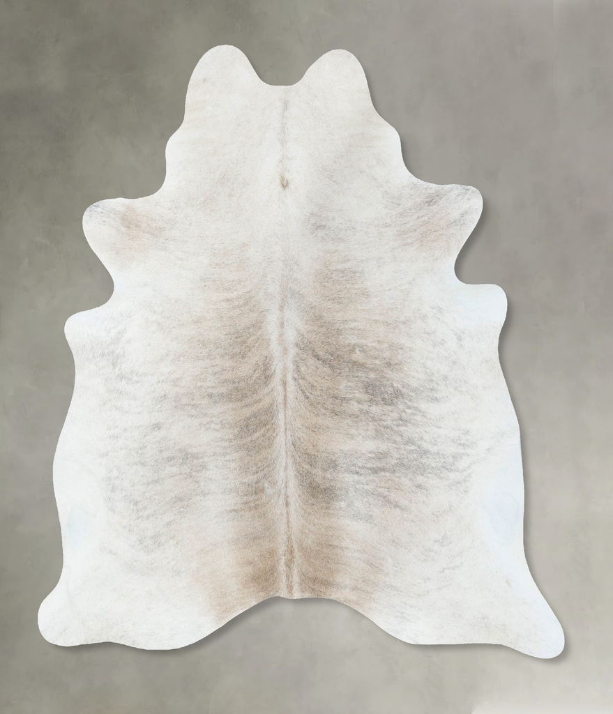 Light Brindle Large Brazilian Cowhide Rug 6'8"H x 5'7"W #B18586 by Hudson Hides