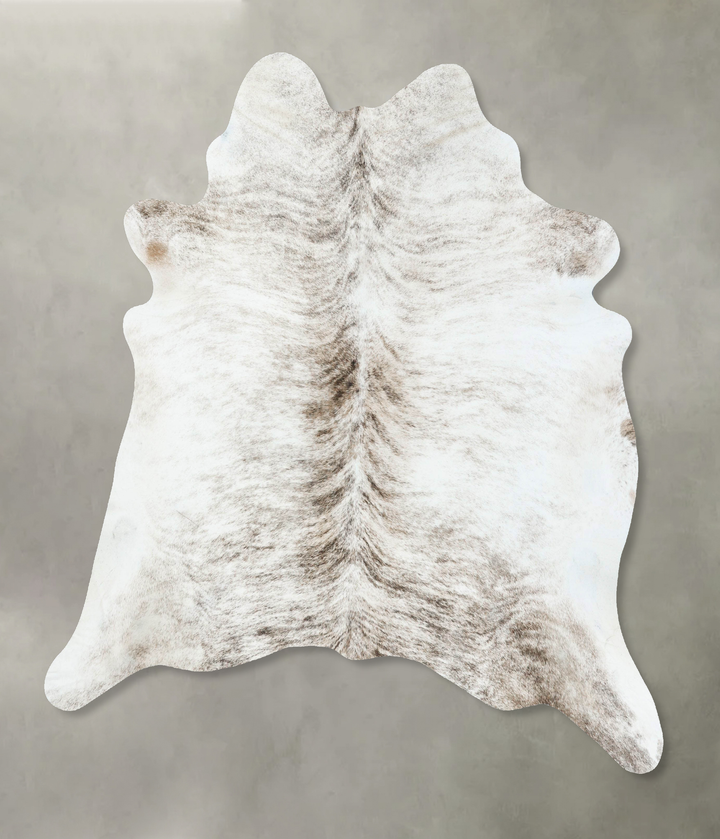 Light Brindle X-Large Brazilian Cowhide Rug 6'10"H x 6'2"W #B18587 by Hudson Hides