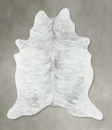 Grey Brindle X-Large Brazilian Cowhide Rug 6'9"H x 5'11"W #B18602 by Hudson Hides