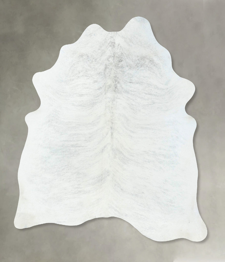 Grey Brindle Large Brazilian Cowhide Rug 7'0"H x 5'7"W #B18604 by Hudson Hides