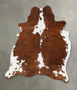 Tricolor X-Large Brazilian Cowhide Rug 7'3"H x 6'3"W #B18730 by Hudson Hides