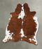 Tricolor X-Large Brazilian Cowhide Rug 7'3
